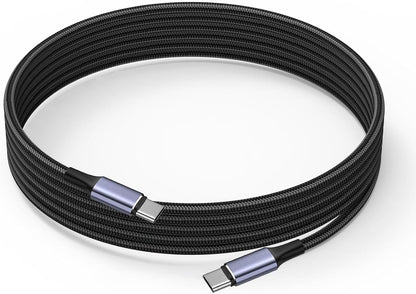 10 Ft USB C Camera Tether Cable for Canon R5/R8/R6, USBC to USBC Tethering Charger for Sony A9 III/A1 II/A1/A9 II, Data Transfer for Nikon ZF/Z8/Z9