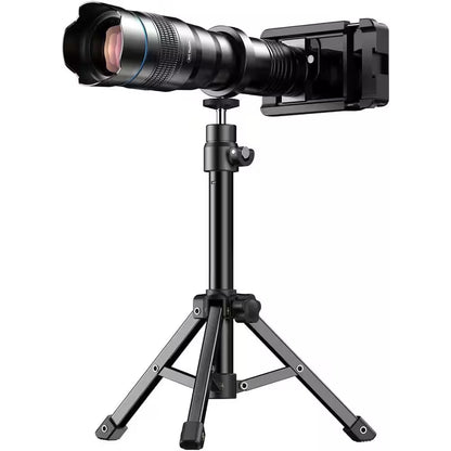 36X HD Telephoto Mobile Lens with Tripod for Iphone Samsung Smartphones 4K Clarity Wildlife Watching