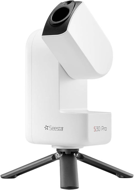 Seestar S30 Pro Smart Telescope, App-Controlled Astrophotography | 4K Dual Camera, Auto Tracking & Goto, One-Tap Capture & Processing, Milky Way & Star Trail, Deep Sky & Wide-Field Imaging