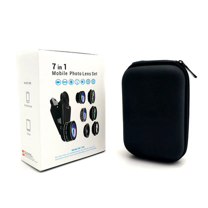 Phone Camera Lens Phone Lens Kit Clip on Fisheye/Macro/Wide Angle Lens for Iphone 16 15 14 13 12 11 Pro Max Samsung Smartphone