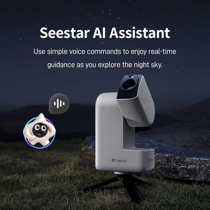 Seestar S30 Pro Smart Telescope, App-Controlled Astrophotography | 4K Dual Camera, Auto Tracking & Goto, One-Tap Capture & Processing, Milky Way & Star Trail, Deep Sky & Wide-Field Imaging