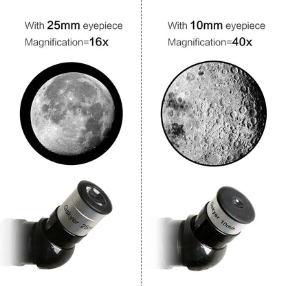 70Mm F/5.7 Refracting Telescope with Phone Adapter, Wireless Remote, Carry Bag