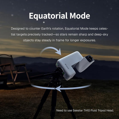 Seestar S30 Pro Smart Telescope, App-Controlled Astrophotography | 4K Dual Camera, Auto Tracking & Goto, One-Tap Capture & Processing, Milky Way & Star Trail, Deep Sky & Wide-Field Imaging