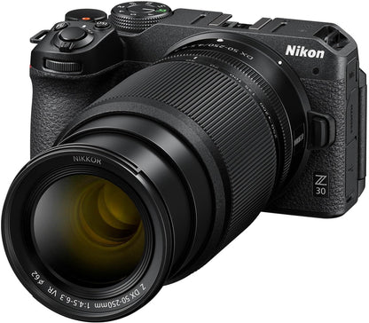 Z 30 with Two Lenses | Our Most Compact, Lightweight Mirrorless Stills/Video Camera with Wide-Angle and Telephoto Zoom Lenses |  USA Model