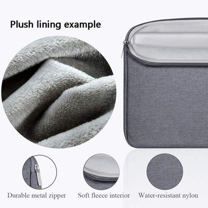 11 11.6 12 Inch Laptop Sleeve Case,Slim Computer Cover Bag Compatible with Macbook Air 11,Mac 12,Surface Pro 9 8 7/Laptop Go 2 3,HP Acer Asus Samsung Chromebook 4,Grey