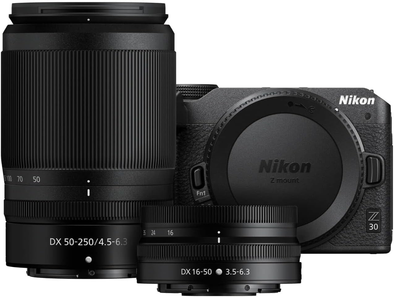 Z 30 with Two Lenses | Our Most Compact, Lightweight Mirrorless Stills/Video Camera with Wide-Angle and Telephoto Zoom Lenses |  USA Model