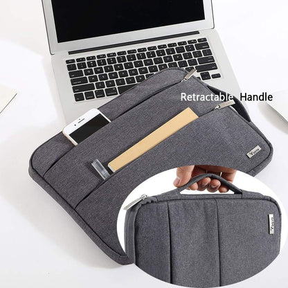 11 11.6 12 Inch Laptop Sleeve Case,Slim Computer Cover Bag Compatible with Macbook Air 11,Mac 12,Surface Pro 9 8 7/Laptop Go 2 3,HP Acer Asus Samsung Chromebook 4,Grey