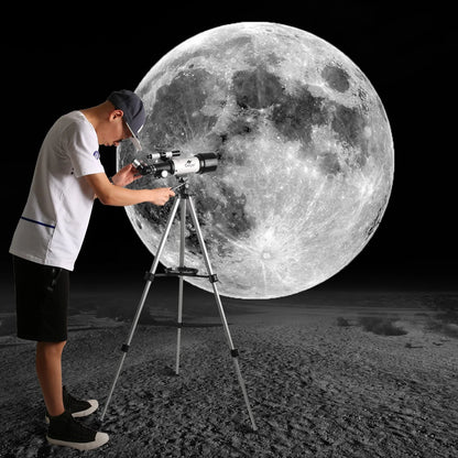 70Mm F/5.7 Refracting Telescope with Phone Adapter, Wireless Remote, Carry Bag