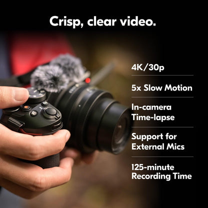 Z 30 with Two Lenses | Our Most Compact, Lightweight Mirrorless Stills/Video Camera with Wide-Angle and Telephoto Zoom Lenses |  USA Model